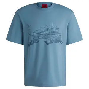 Футболка с коротким рукавом HUGO Dricard_Rb 01, синий