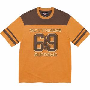 Hysteric Glamour 69 футболка Supreme, оранжевый/светло-оранжевый