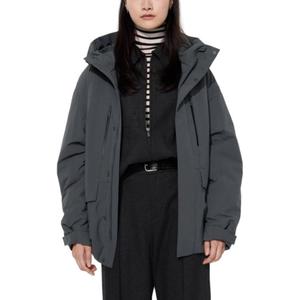 UNIQLO Пуховик унисекс тёмно-серый, Dark Gray