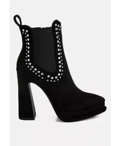 Dalton с декоративными шпильками высокие ботинки для женщин London Rag, черный