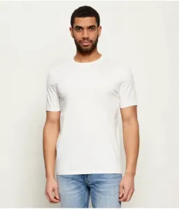 Футболка Димерсти slim fit Hugo, экрю