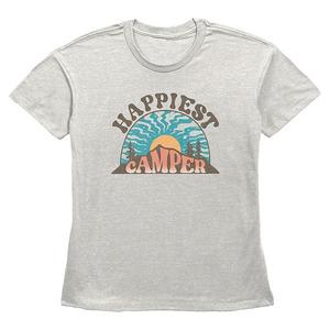 Футболка с принтом happiest camper Unbranded