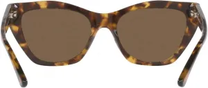 Женские солнцезащитные очки Emporio Armani EA4176 "Кошачий глаз", Shiny Brown Havana/Brown