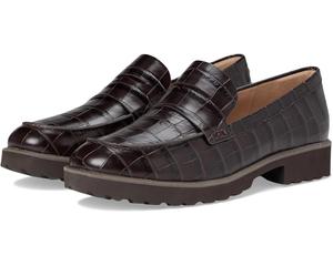 Женские лоферы Cole Haan Geneva из темно-шоколадной кожи без шнурков