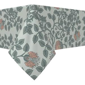 Прямоугольная скатерть, 100 % хлопок, 52x104 дюйма, цветочный 65