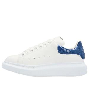 Кроссовки oversized sneaker 'indigo croc' Alexander Mcqueen, белый