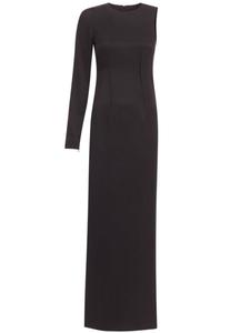 MM6 Maison Margiela блузка на одно плечо, черный