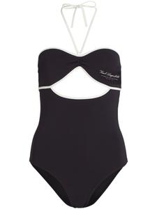 Купальник Hotel Karl Karl Lagerfeld, черный