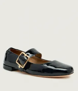 Luara_Ballerina_Ptbk кожаные балетки Boss, черный