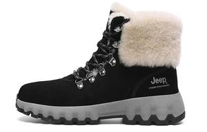 Зимние ботинки Jeep с меховой отделкой, черный