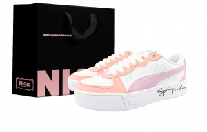 PUMA Кроссовки для скейтбординга Skye Abrasion Resistant Low top женские розовые