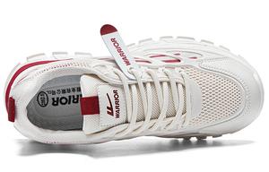 Кроссовки WARRIOR Chunky Sneakers Unisex Low-top Beige/Burgundy, бежевый