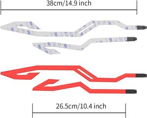 Аккумуляторный фонарь Jiguoor для мотоциклетного шлема, красный