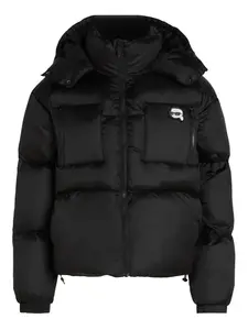 Пуховик Ikon KARL LAGERFELD, черный