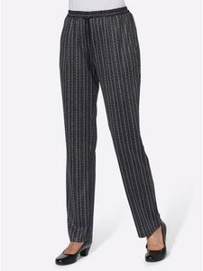 Трикотажные брюки в черную полоску WITT WEIDEN