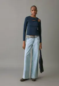 Подростковая футболка с длинными рукавами Mango Kids, Royal Blue