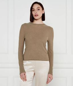 Свитер женский Marc Cain шерстяной с блестками, бежевый