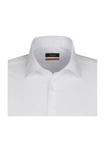 Рубашка деловая, приталенного кроя, воротник Кент, мужская seidensticker, белый