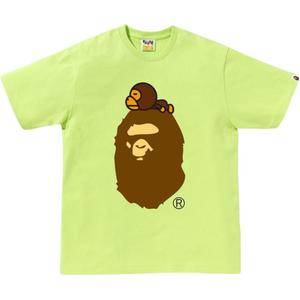 Футболка Bape Milo On Big Ape A BATHING APE, желтый
