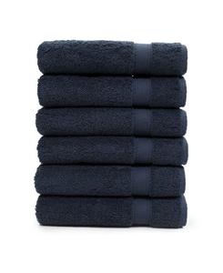 Набор махровых полотенец для рук Sinemis из 6 предметов Linum Home, темно-синий