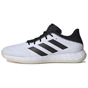 Кроссовки Adizero Fastcourt Running унисекс с низким верхом черного/белого цвета Adidas