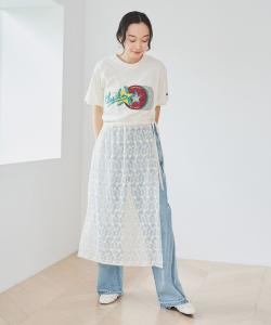 Юбка-обертка из цветочного кружева и тюля Coen, цвет Other 1