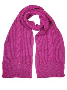 Шарф COLLEZIONE ALESSANDRO Zopf, розовый