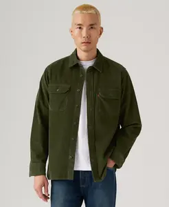 Мужская рубашка свободного кроя с длинными рукавами на пуговицах Levi'S, зеленый