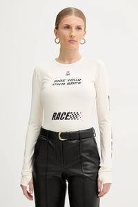 Лонгслив Patrizia Pepe, бежевый