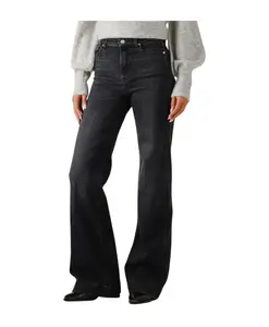 Современные широкие джинсы для додзе 7 For All Mankind, серый