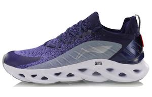 Кроссовки Li Ning Arc Running унисекс с низким верхом фиолетово-белые Lining