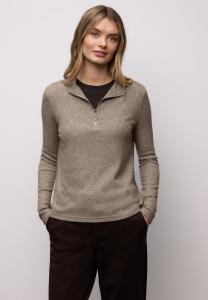 Джемпер Street One Jumper, Braun/Mottled Beige