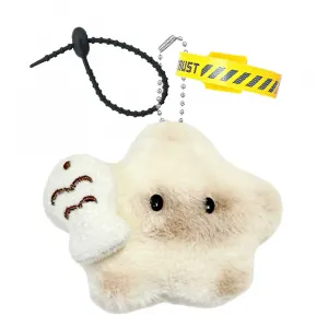 AIZIYUO Брелок плюшевый белый пятиконечная звезда высота 9,5 см