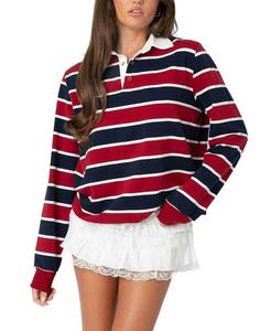 Толстовка женская Hanna Striped Collared Shirt Edikted, мультиколор