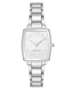 Женские кварцевые часы с серебристым металлическим сплавом, 26 мм Anne Klein, silver-tone