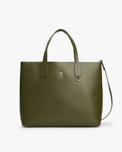 Женская сумка-сэтчел с логотипом TH Tommy Hilfiger, зеленый