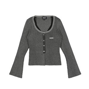 Nerdy Топ женский серый