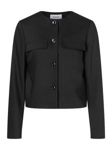 More & More Стильная короткая куртка прямого кроя черного цвета