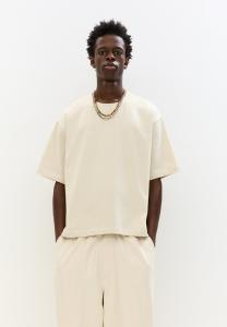 Футболка PULL&BEAR CROPPED, Sand