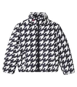 Пуховик Nuuk в клетку houndstooth Perfect Moment Kids, B&W Houndstooth
