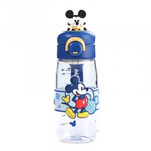 Пластиковые стаканы для воды 400ml Disney, 3D Doll Bouncing Straight Drink Cup - Mickey