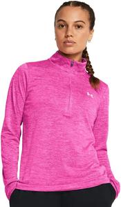 Толстовка Under Armour Women's Tech Twist Quarter Zip, (652) Rebel Pink/White