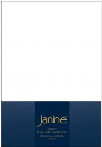 Простыня на резинке Janine всех размеров и цветов, белая, 90 см x 190 см x 100 см x 200 см Original Janine