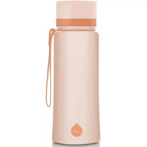 Бутылка для питья equa «Plain Midnight», (1 шт.), пластик тритан, 600 мл, цвет transparent-orange