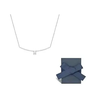 Apm Monaco Серебряное колье 925 пробы