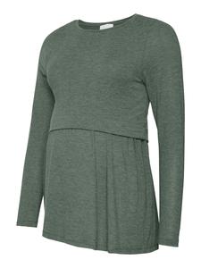 Рубашка MAMALICIOUS MLANABELLA, темно-зеленый