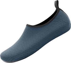 Женская водная обувь, аква носки, бассейн, пляж, серфинг, йога, танцы и упражнения, широкое плавание, пляжная обувь босик, быстро сухая Generic, серый