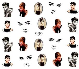 Водные наклейки для ногтей - №999, Raisin