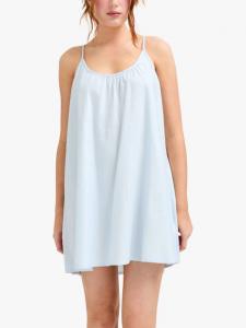 Майка-туника из смесовой модала Pretty You London, Sky Blue