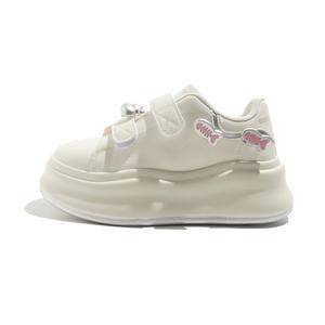 BEIER Женские нескользящие легкие низкие скейтерские кроссовки Beige A, цвет Beige A